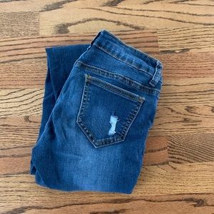 encore blue ripped jeans